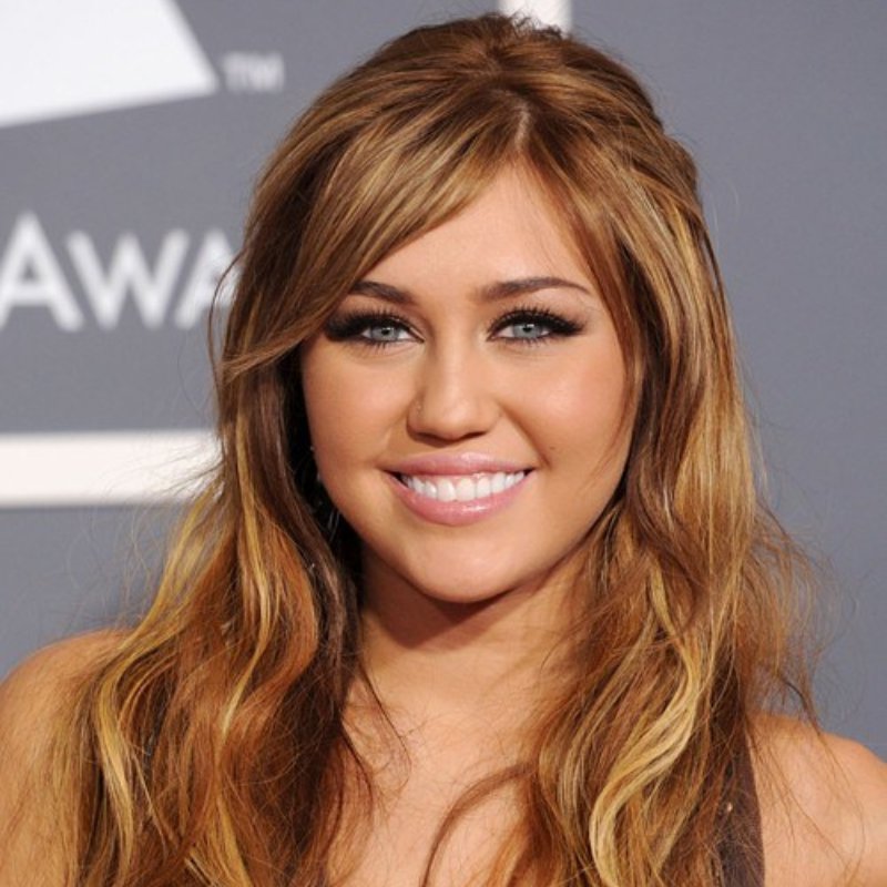 Miley Cyrus radiant smile