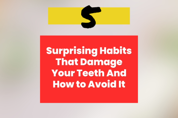 Bad habits that damage teeth